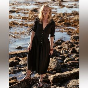 NWT Free People Love of My Life Black Dress Sm